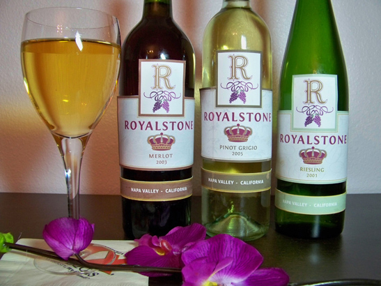 royalstone winery products -- front view
